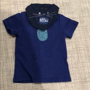 Catimini shirt with detached bib